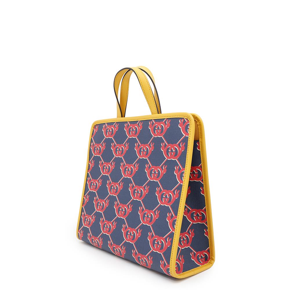 Gucci Snail Children Children's Yellow Red605614 Leather Canvas Navy Apparel