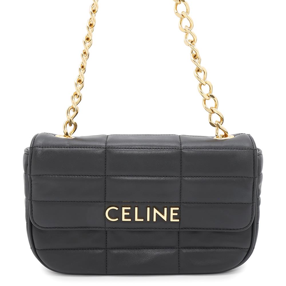 Mono Chrome Shoulder Bag Epz Leather Black
