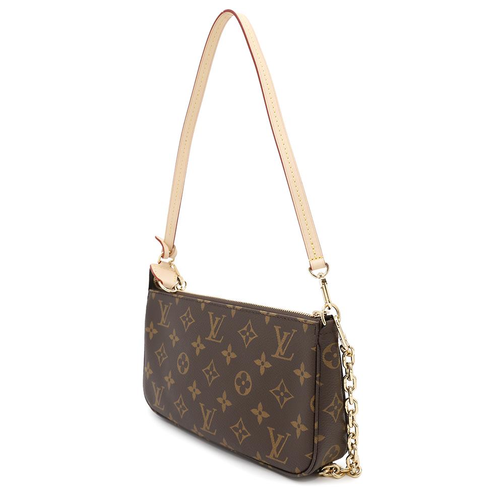 Louis Vuitton Pochette Accessoires BrownM82766 Monogram Clutch Bag