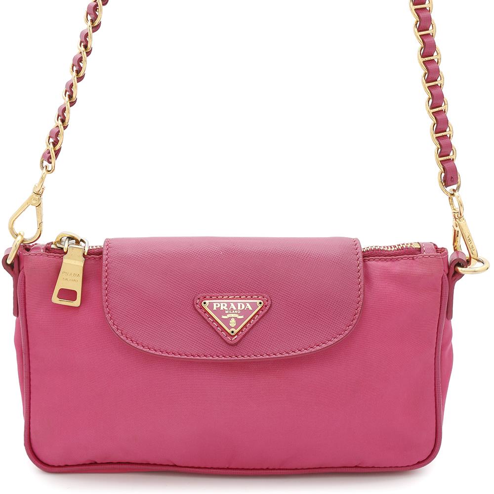 Shoulder Bag Saffiano Leatherleather Nylon