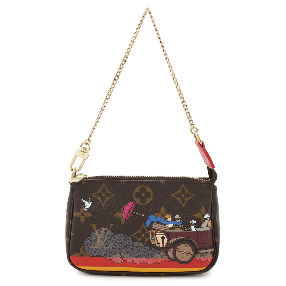 Louis Vuitton Pochette Accessoires BrownM41655 Monogram Clutch Bag