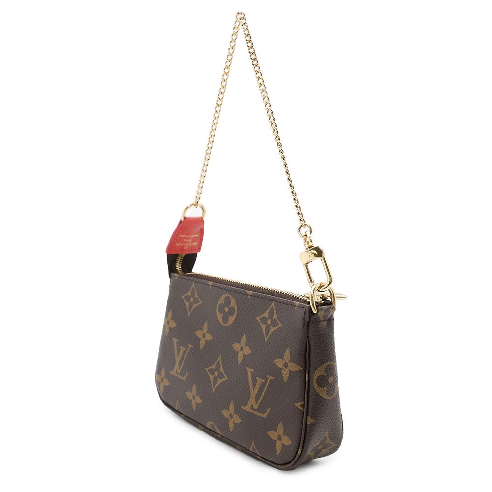 Louis Vuitton Pochette Accessoires BrownM41655 Monogram Clutch Bag