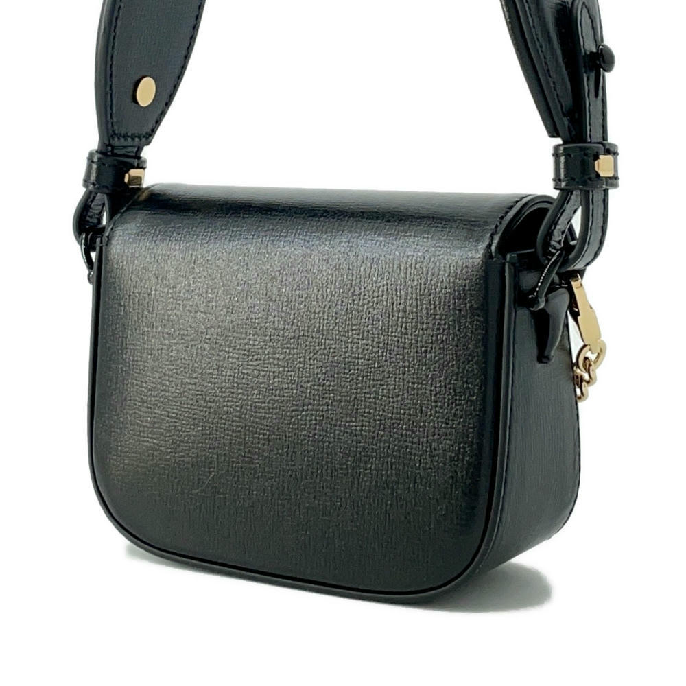 Gucci Horsebit 2WAYShoulder Black726863 Leather Shoulder Bag