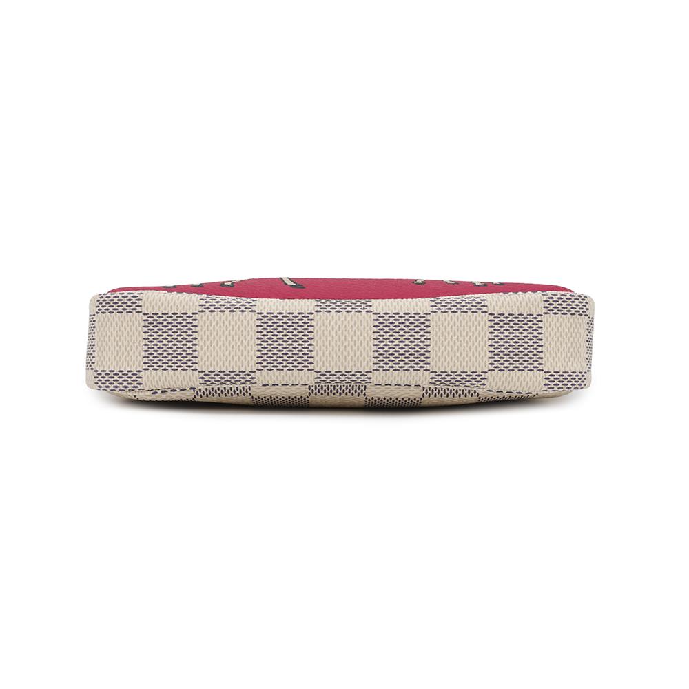 Louis Vuitton Pochette Accessoires BeigeN62200 Azur Damier Clutch Bag