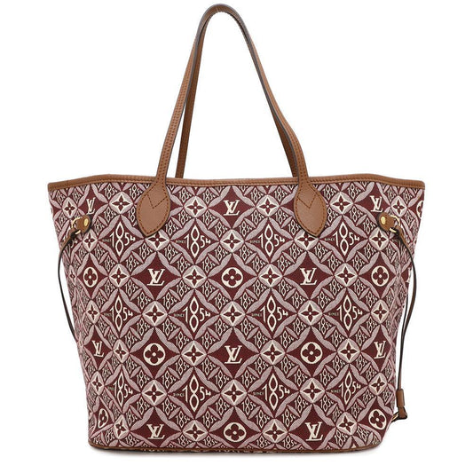 Louis Vuitton Neverfull BordeauxM57273 Jacquard Monogram Tote Bag