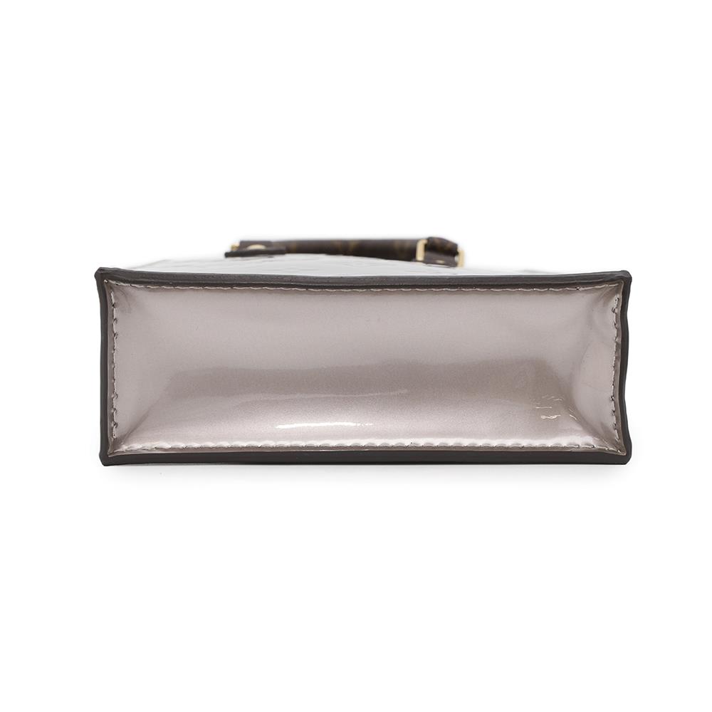 Louis Vuitton Petit Sac Plat Monogram Vernis Leather Handbag