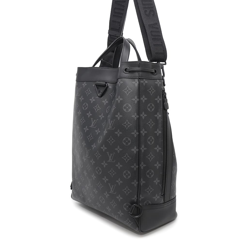 Louis Vuitton Maxi Noe Sling NoirM46693 Eclipse Monogram Crossbody Bag