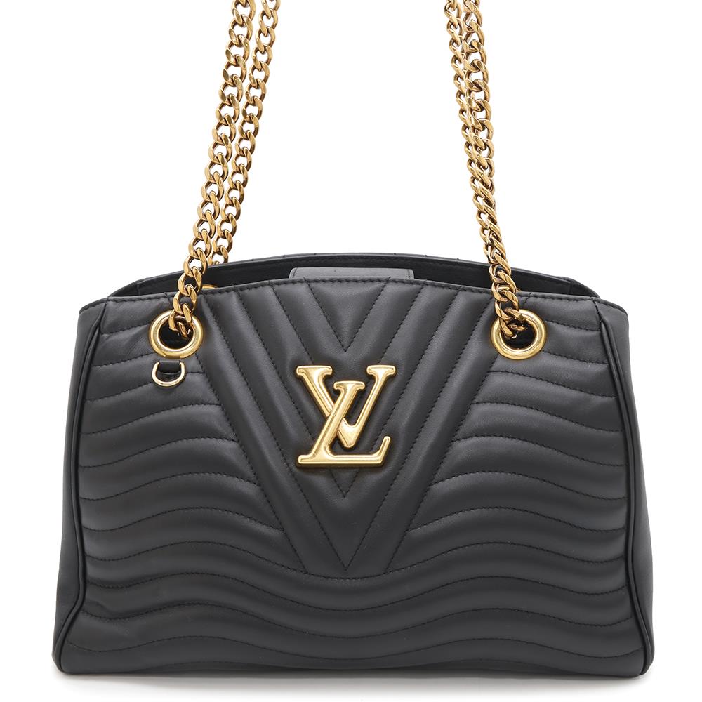 Louis Vuitton New Wave NoirM51496 Leather Calf Tote Bag