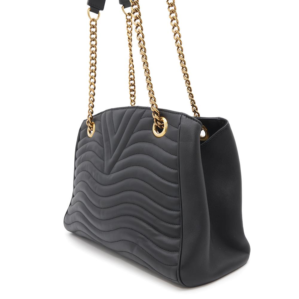 Louis Vuitton New Wave NoirM51496 Leather Calf Tote Bag