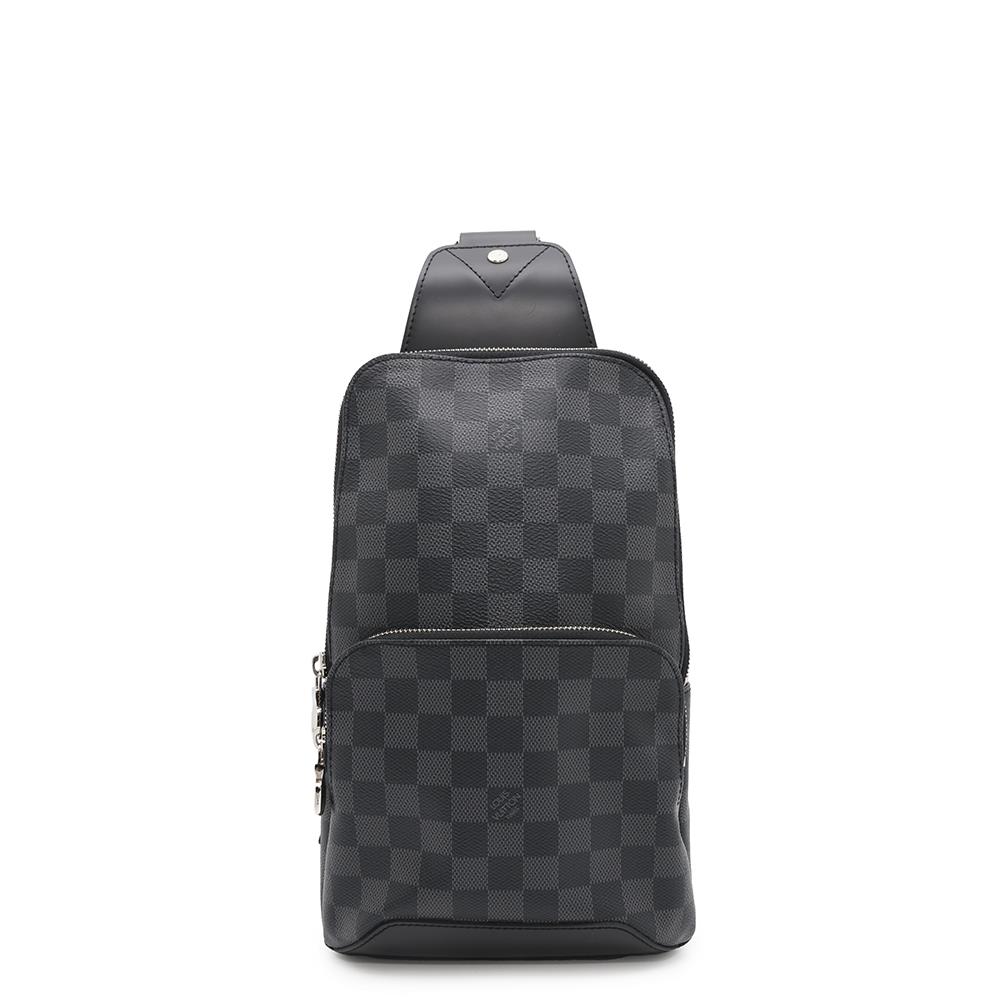 Louis Vuitton Avenue Sling NoirN41719 Graphite Damier Crossbody Bag