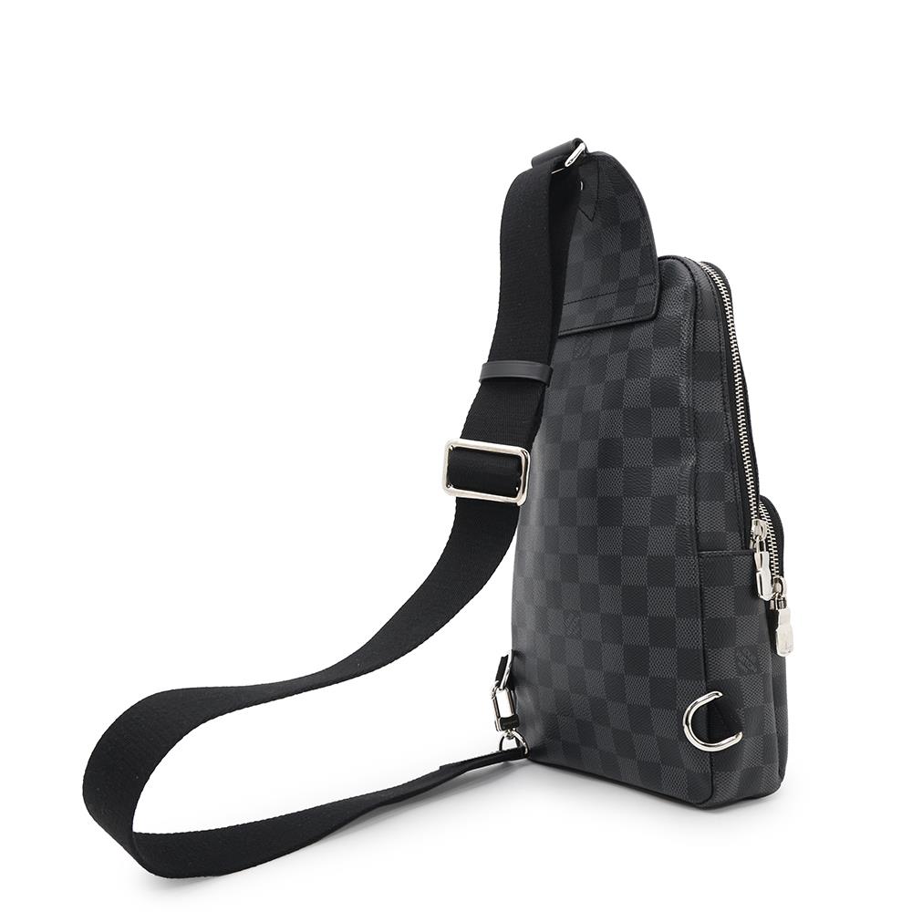 Louis Vuitton Avenue Sling NoirN41719 Graphite Damier Crossbody Bag