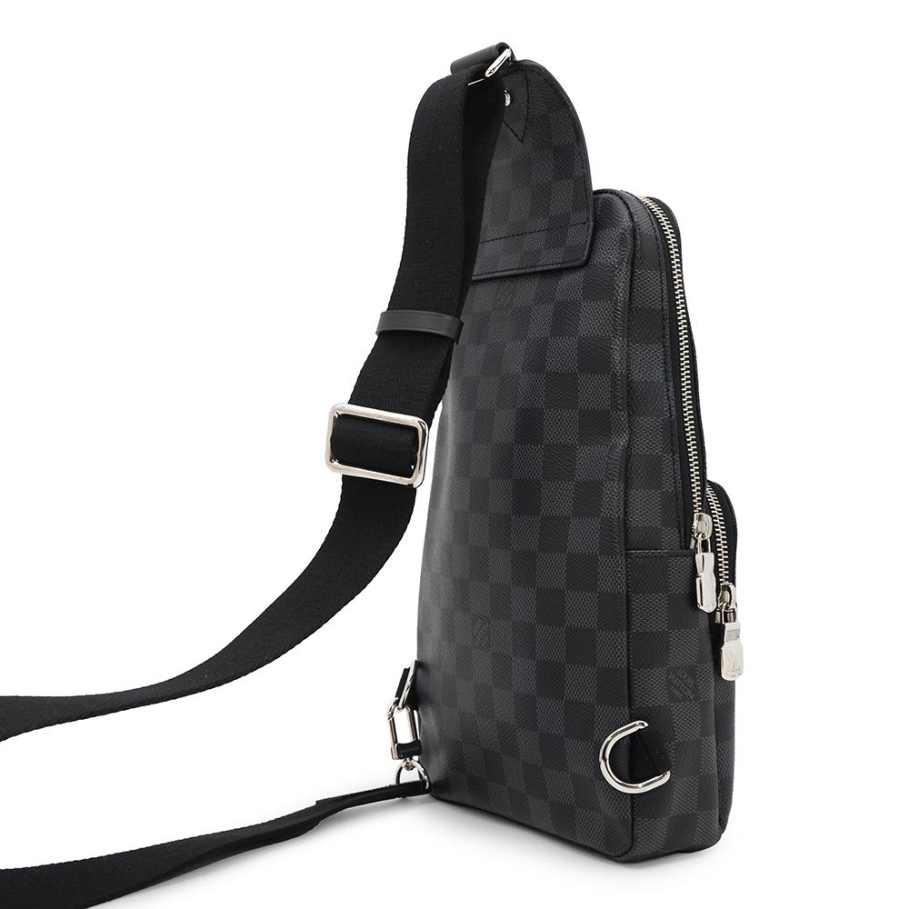 Louis Vuitton Avenue Sling NoirN41719 Graphite Damier Crossbody Bag