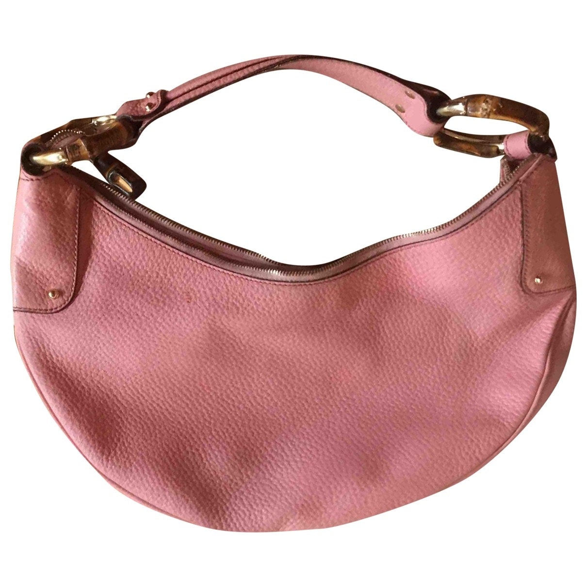 Gucci pink leather handbag