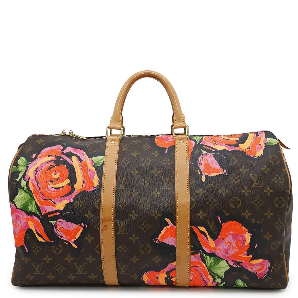 Louis Vuitton Keepall BrownM48605 ・Rose Monogram Travel Bag