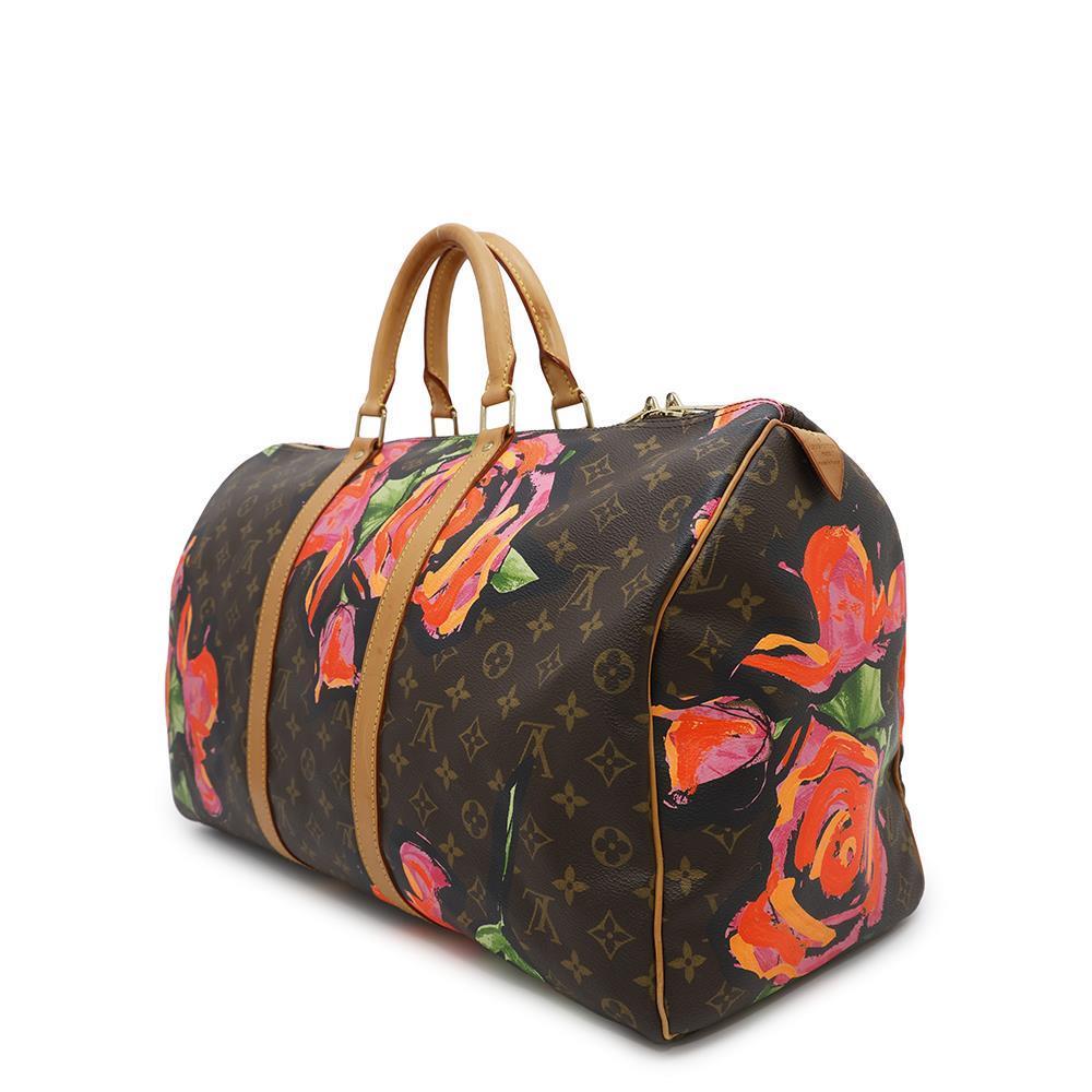 Louis Vuitton Keepall BrownM48605 ・Rose Monogram Travel Bag