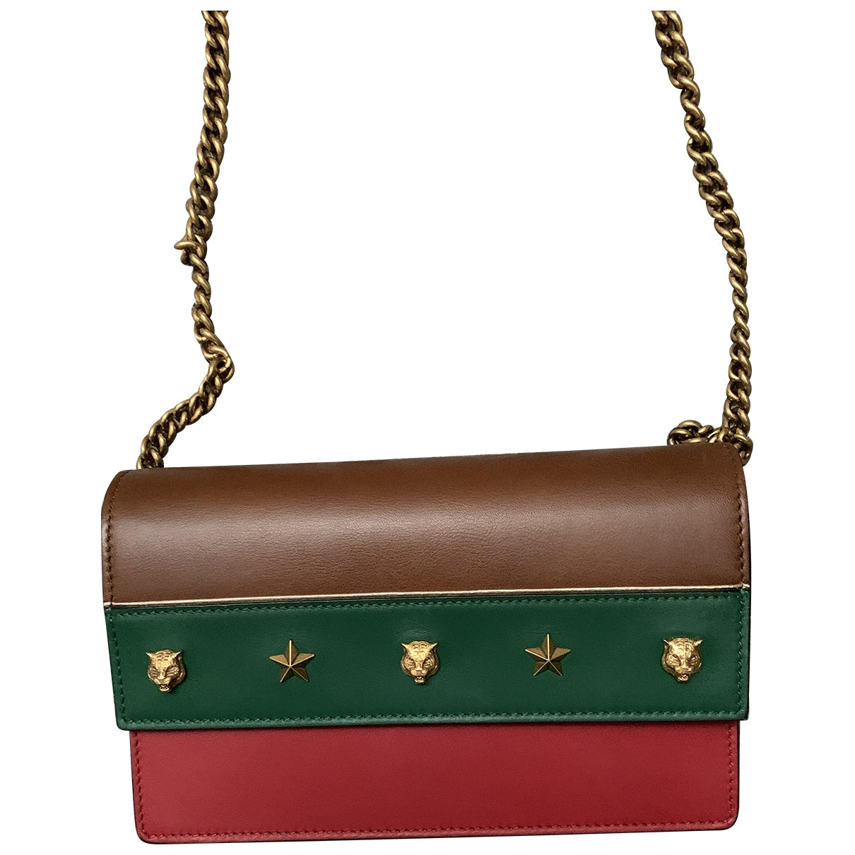 Gucci brown leather handbag