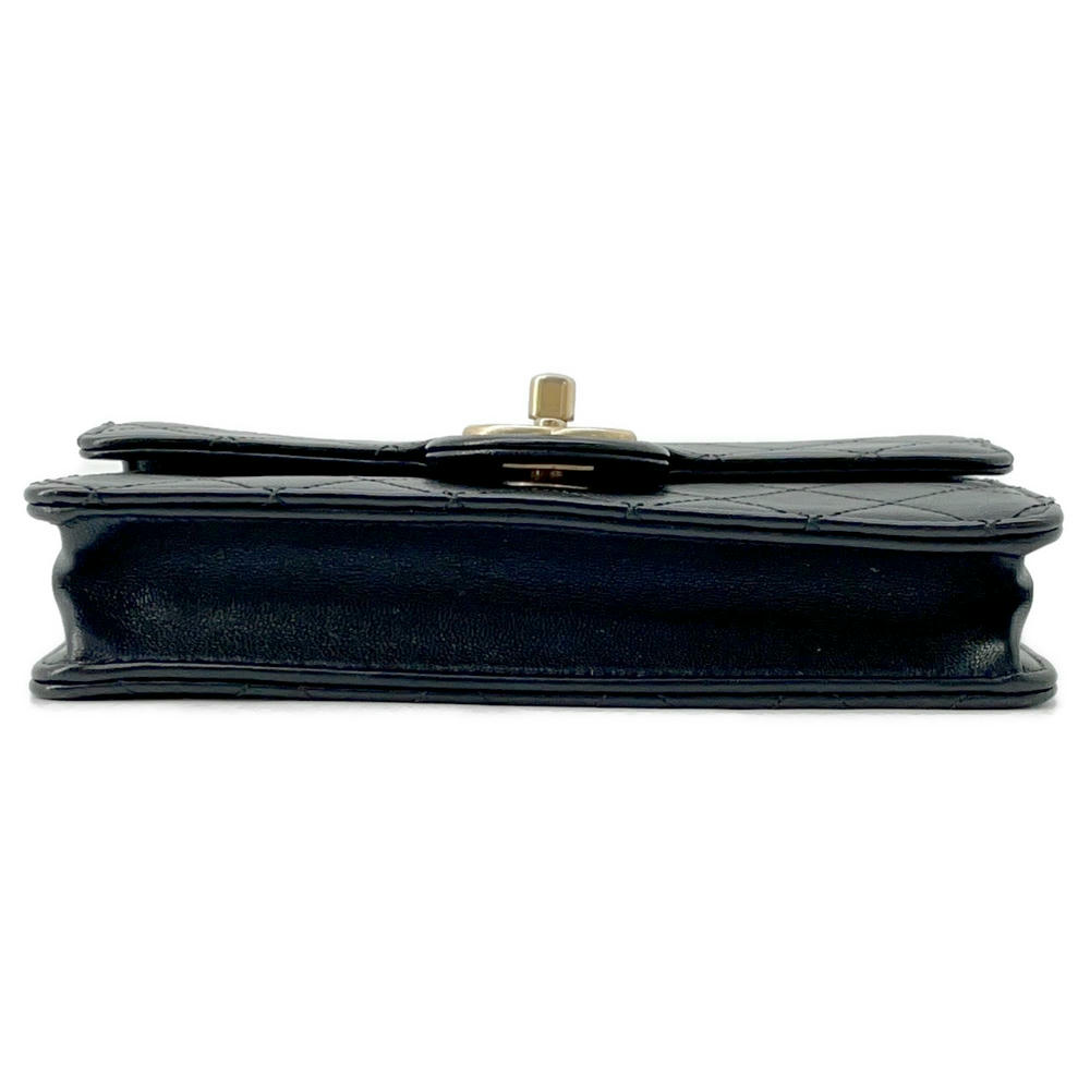 Chanel ChainShoulder BlackAS0585 Lambskin Shoulder Bag