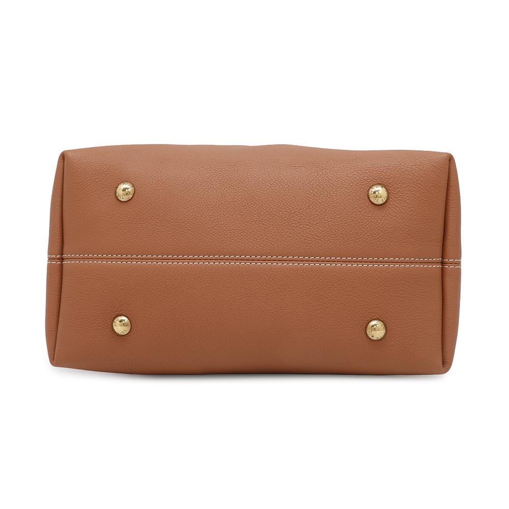Louis Vuitton Lowkey CognacM24974 Grained Size MM Leather Calf Shoulder Bag