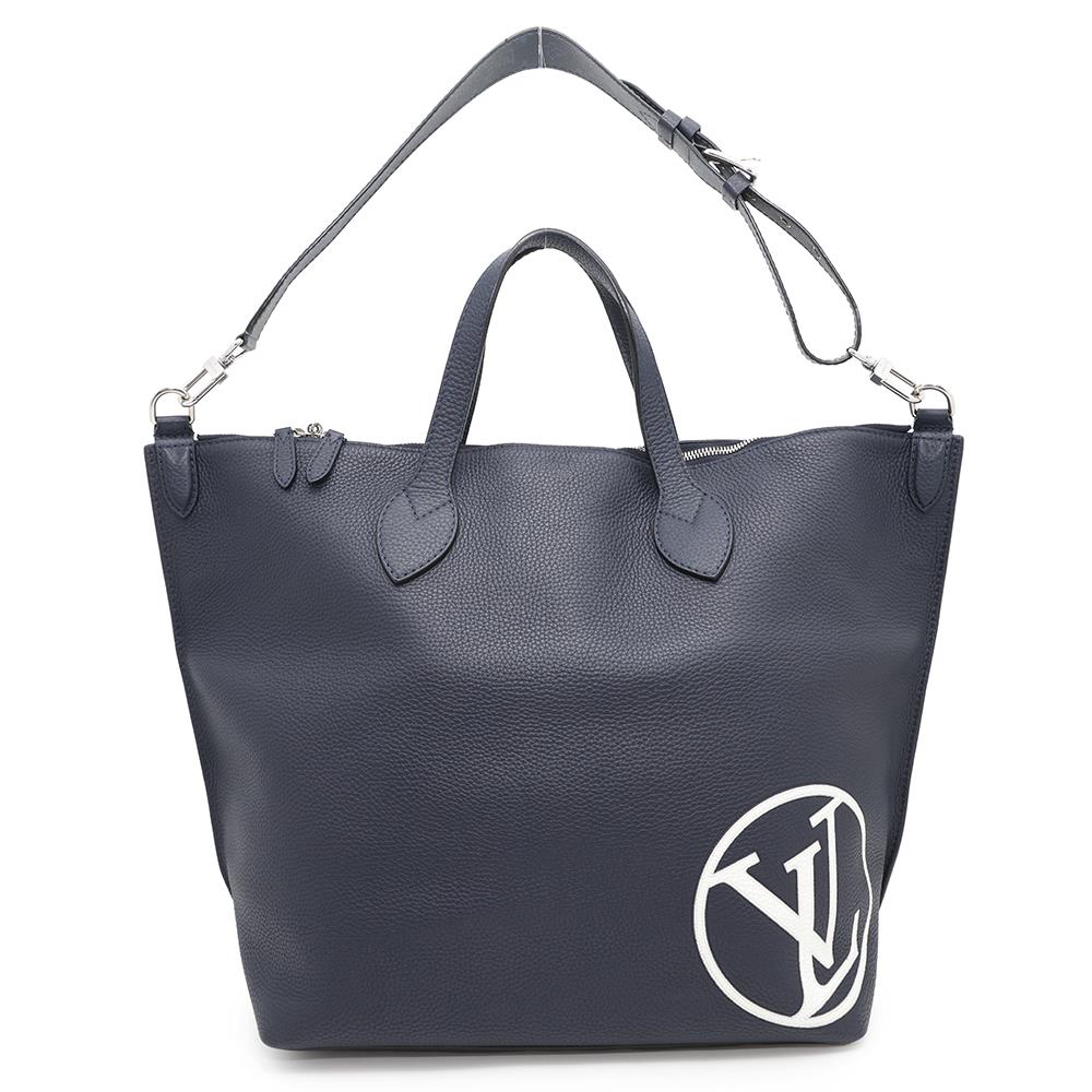 Louis Vuitton Eastside Zipped Andigo blueM53436 Taurillon Leather Tote Bag