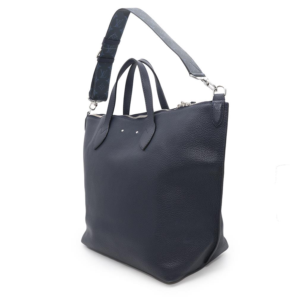 Louis Vuitton Eastside Zipped Andigo blueM53436 Taurillon Leather Tote Bag