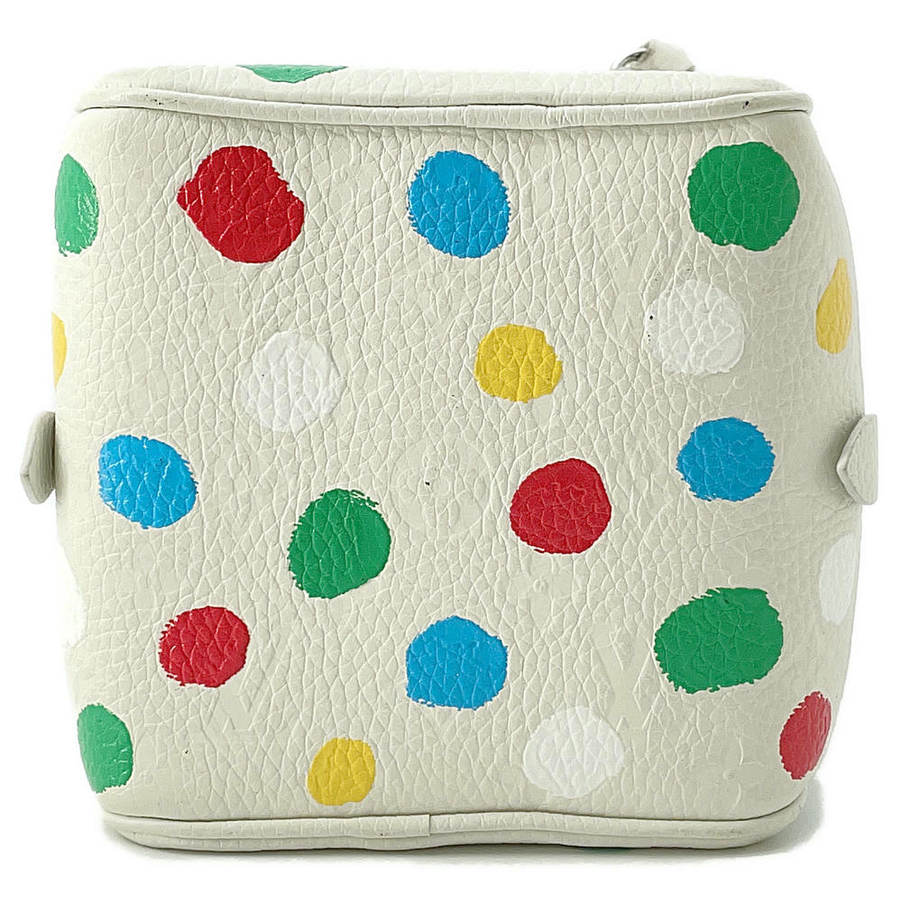 Louis Vuitton Square LVxYK Monogram Multicolor White Leather Empreinte Handbag
