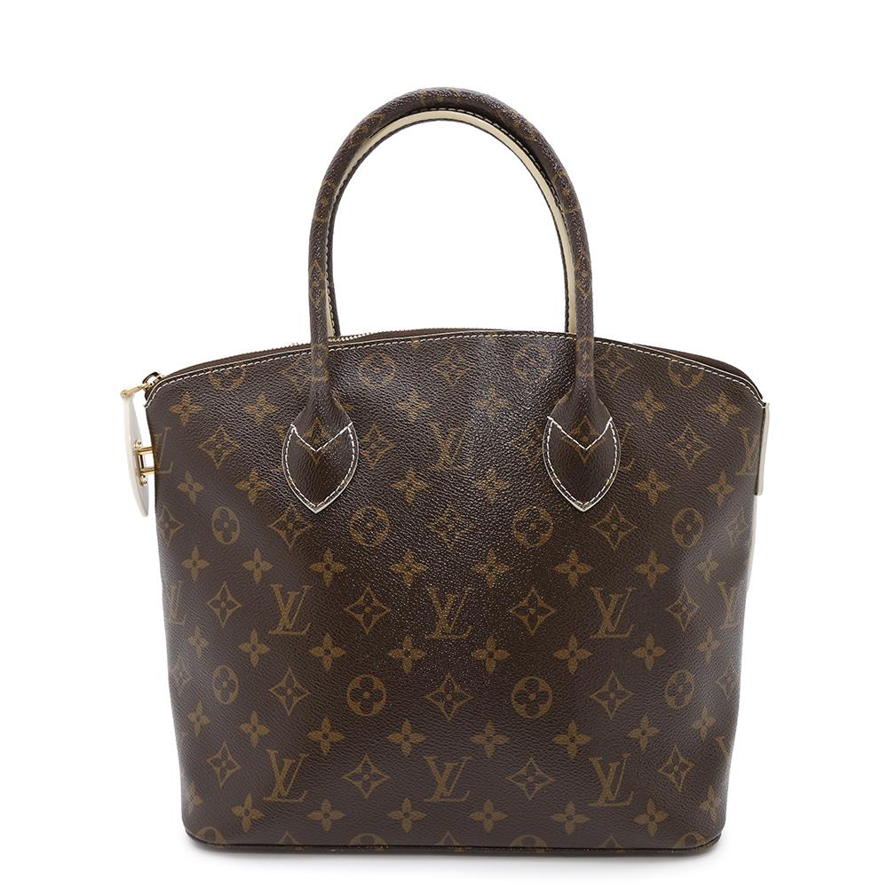 Louis Vuitton Lock It BrownM40597 Shiny Monogram Handbag