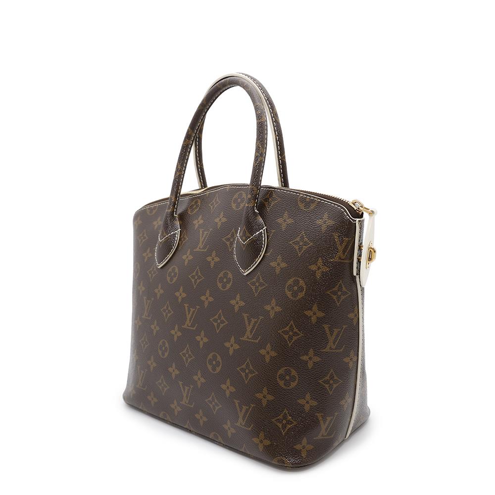 Louis Vuitton Lock It BrownM40597 Shiny Monogram Handbag