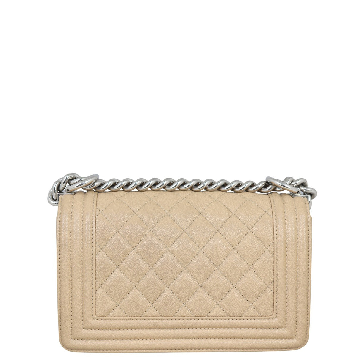 Chanel Boy Handbag Beige Small