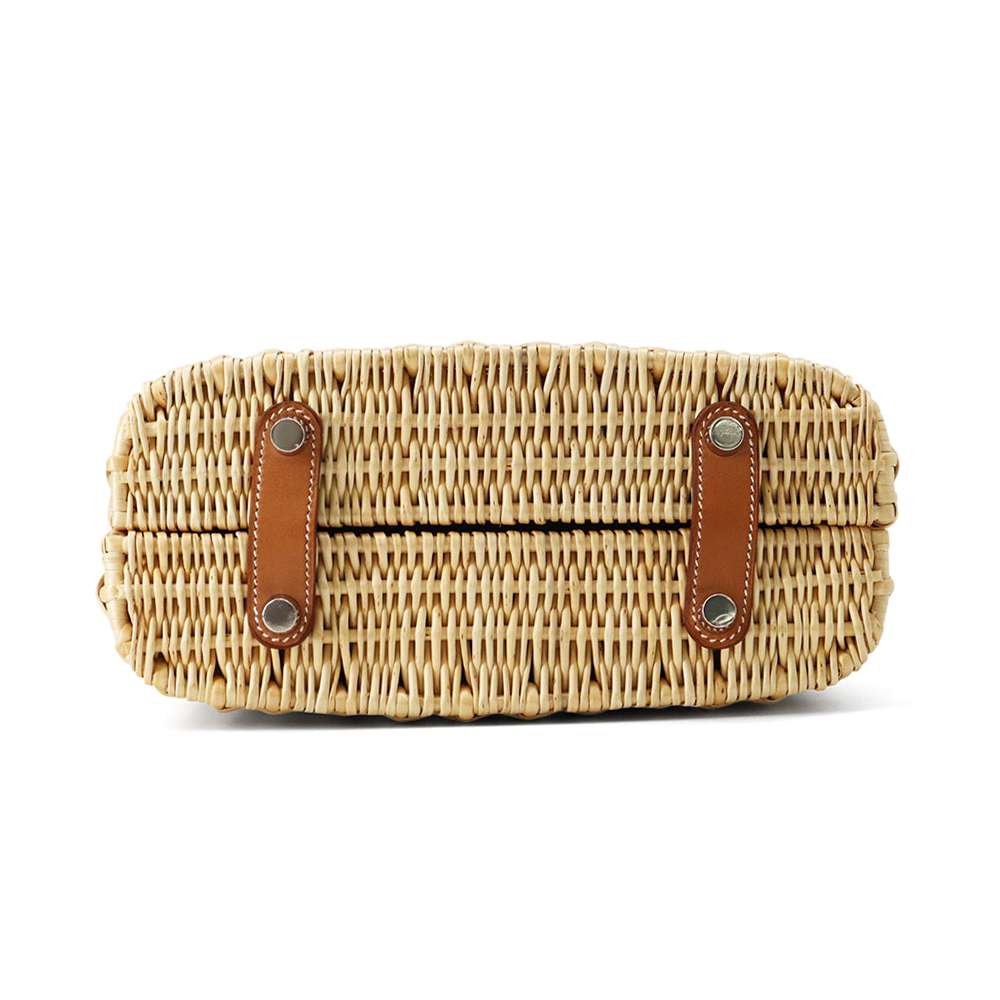 Bolit Picnic Natural Fauve Willow Barenia Size Leather Travel Bag