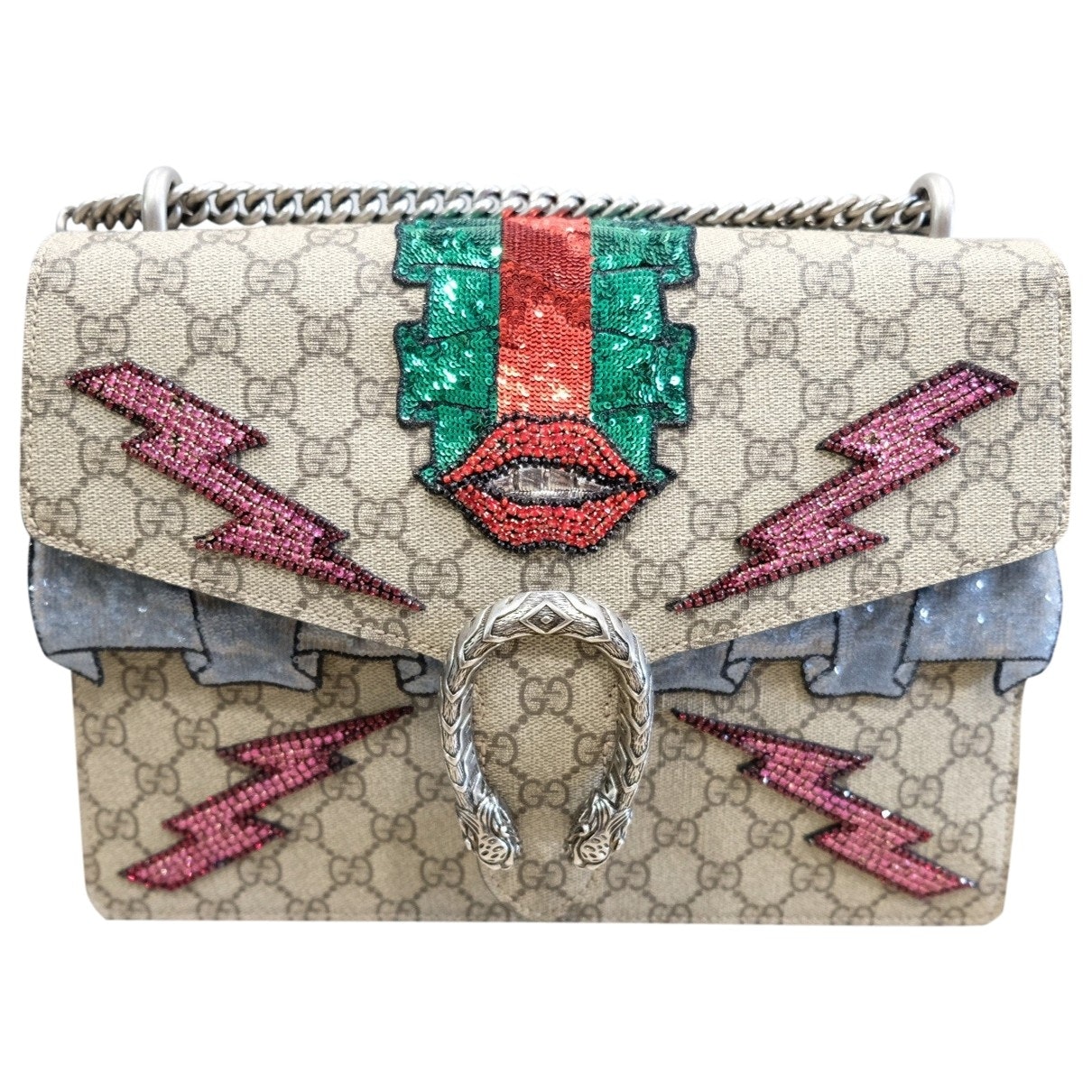 Gucci dionysus multicolour cloth handbag