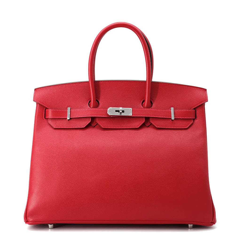 Birkin Rouge Casaque Epsom Size Handbag Travel Bag