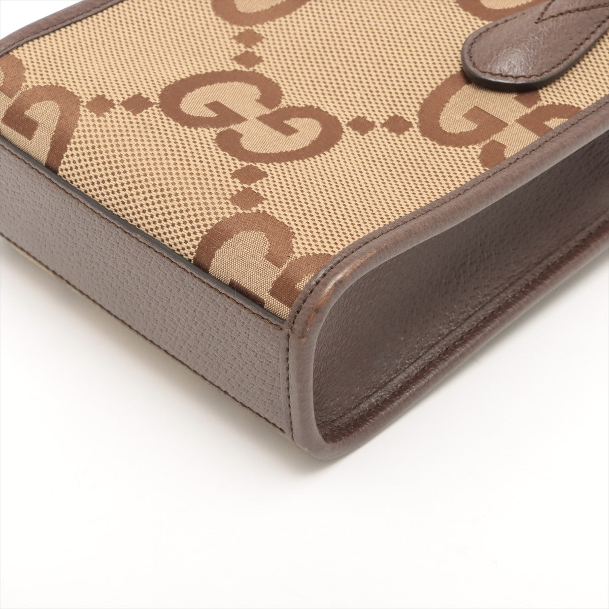 Gucci Brown Beige Jumbo GG Mini Tote Bag [Clearance Sale]