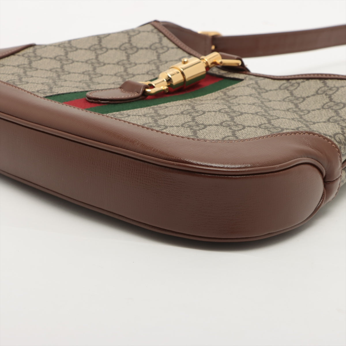 Gucci Brown GG Supreme Jackie 1961 Small Shoulder Bag [Clearance Sale]