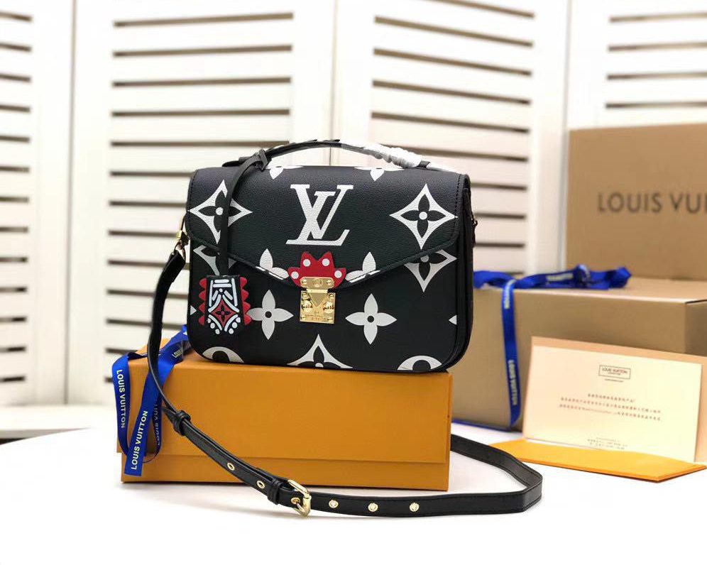 Top Quality Top Quality Crafty Pochette Metis Monogram Black Crossbody Bag