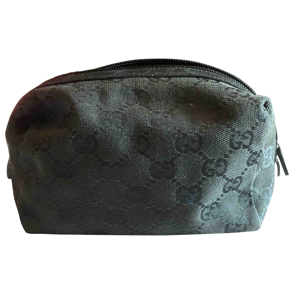 Gucci black cloth clutch bag