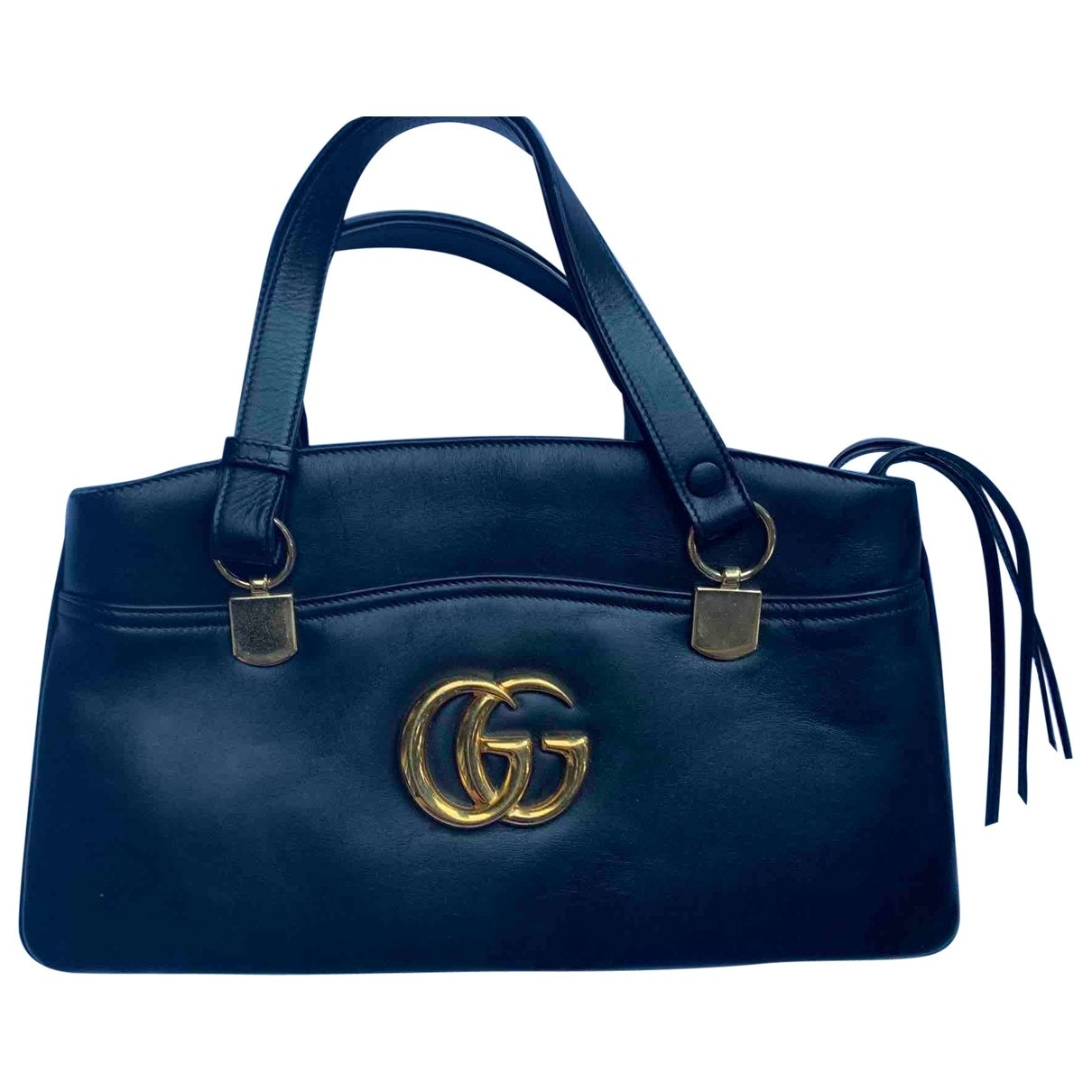 Gucci black leather handbag