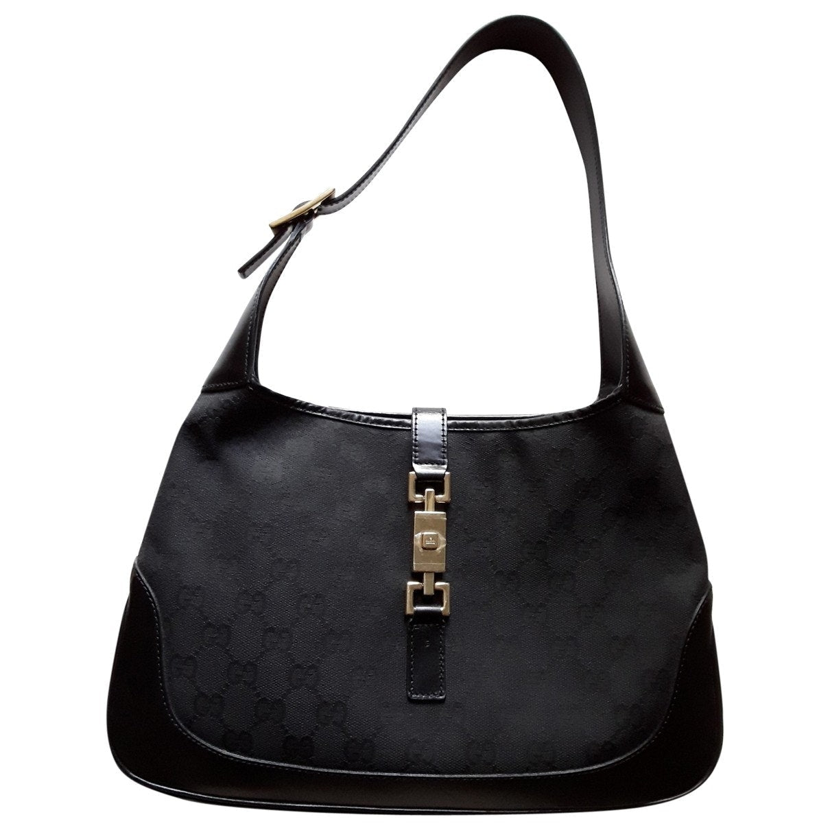 Gucci jackie black cloth handbag