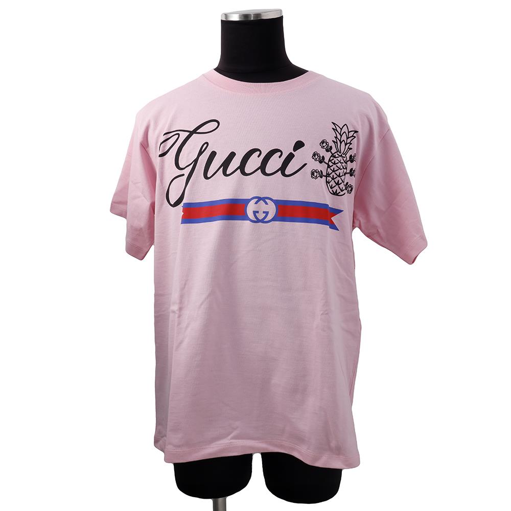 Gucci TShirt Size XS Multicolor616036 XJD21 Black Pink Apparel