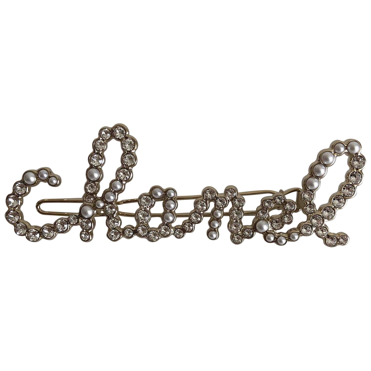 Chanel Chanel White Crystal Hair Jewelry