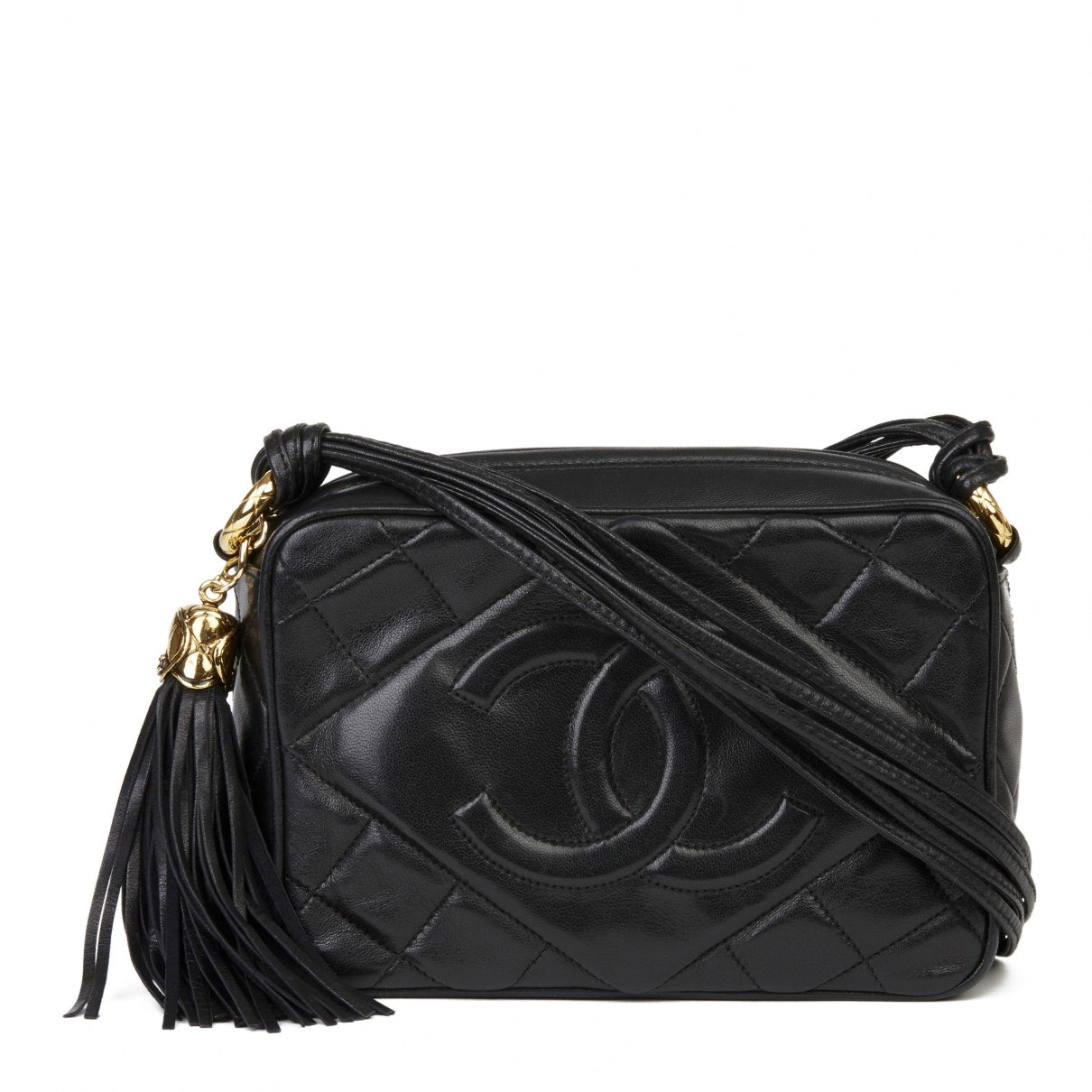Chanel Black Leather Handbag