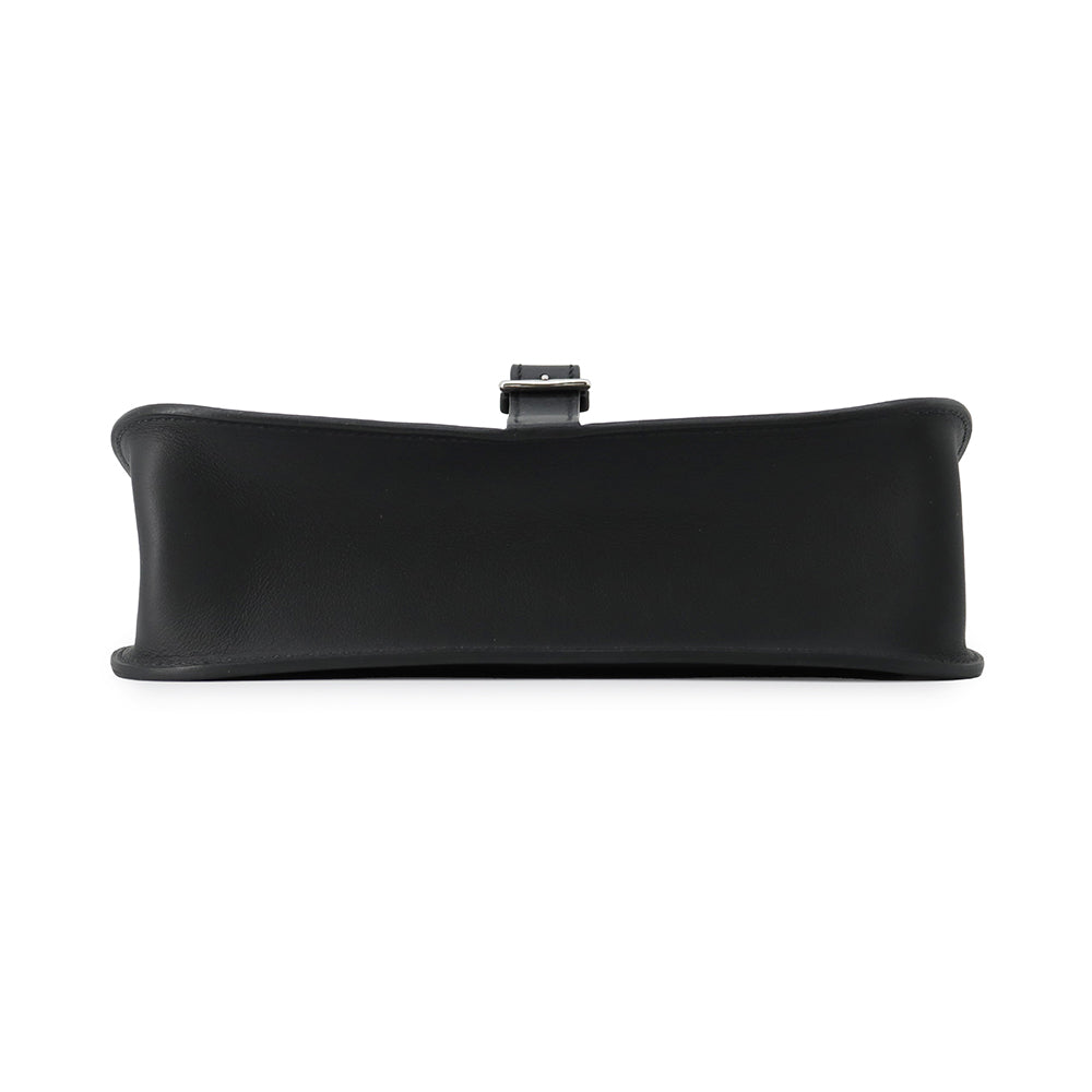 Halzan Swift Size Handbag Leather Black Travel Bag