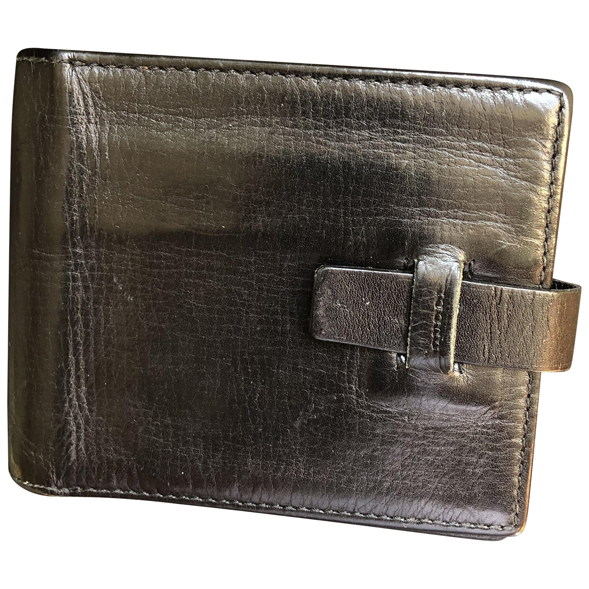 Gucci black leather case