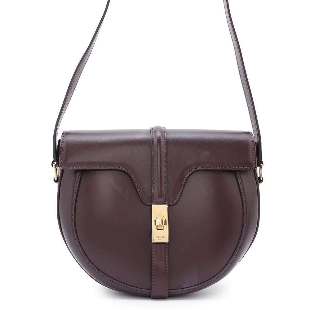 Busas Seize Shoulder Bag Bordeaux Leather