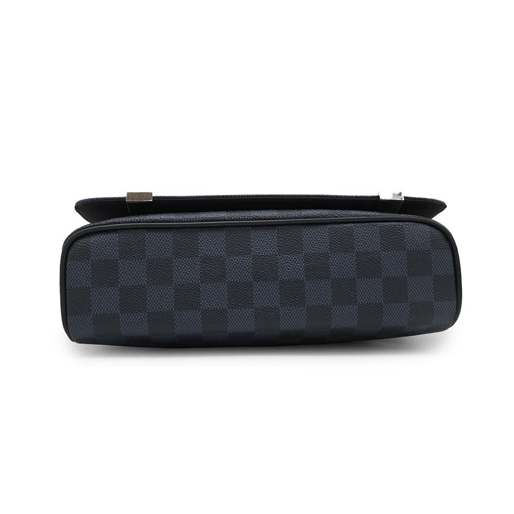Louis Vuitton District NM Navy NoirN50005 Cobalt Damier Canvas Handbag