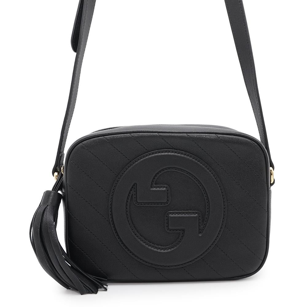 Gucci Blondie Black742360 Size Leather Small Shoulder Bag