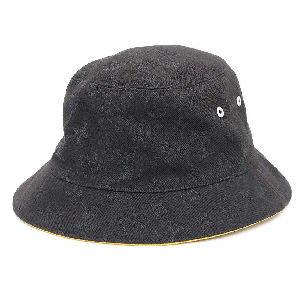 Louis Vuitton Hat・MonogramDenim ester40 Black