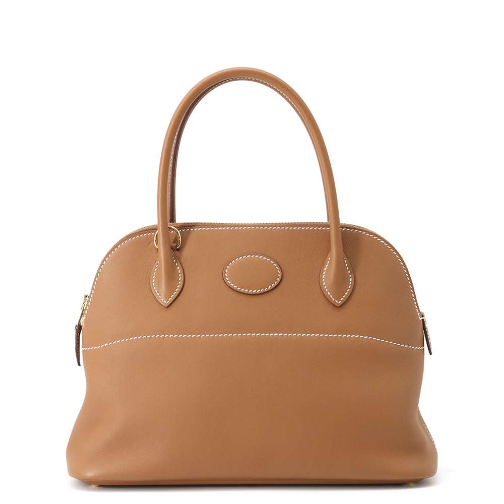 Bolide Swift Size Handbag Leather Gold Travel Bag