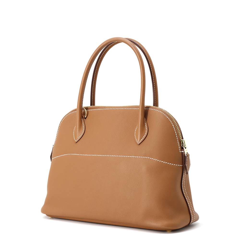 Bolide Swift Size Handbag Leather Gold Travel Bag