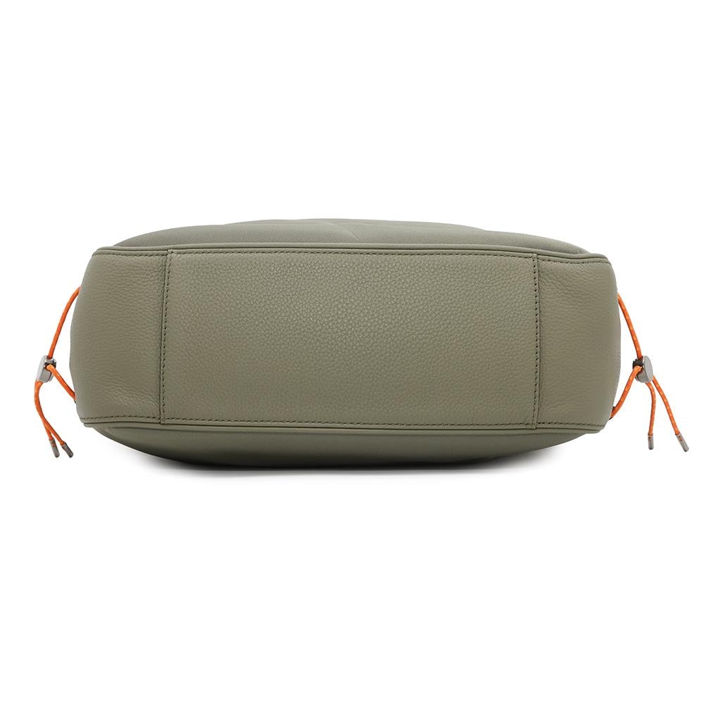 Dior Sacai Collaboration Way Saddle Bag Khaki Adsh Leather Nylon Travel Bag