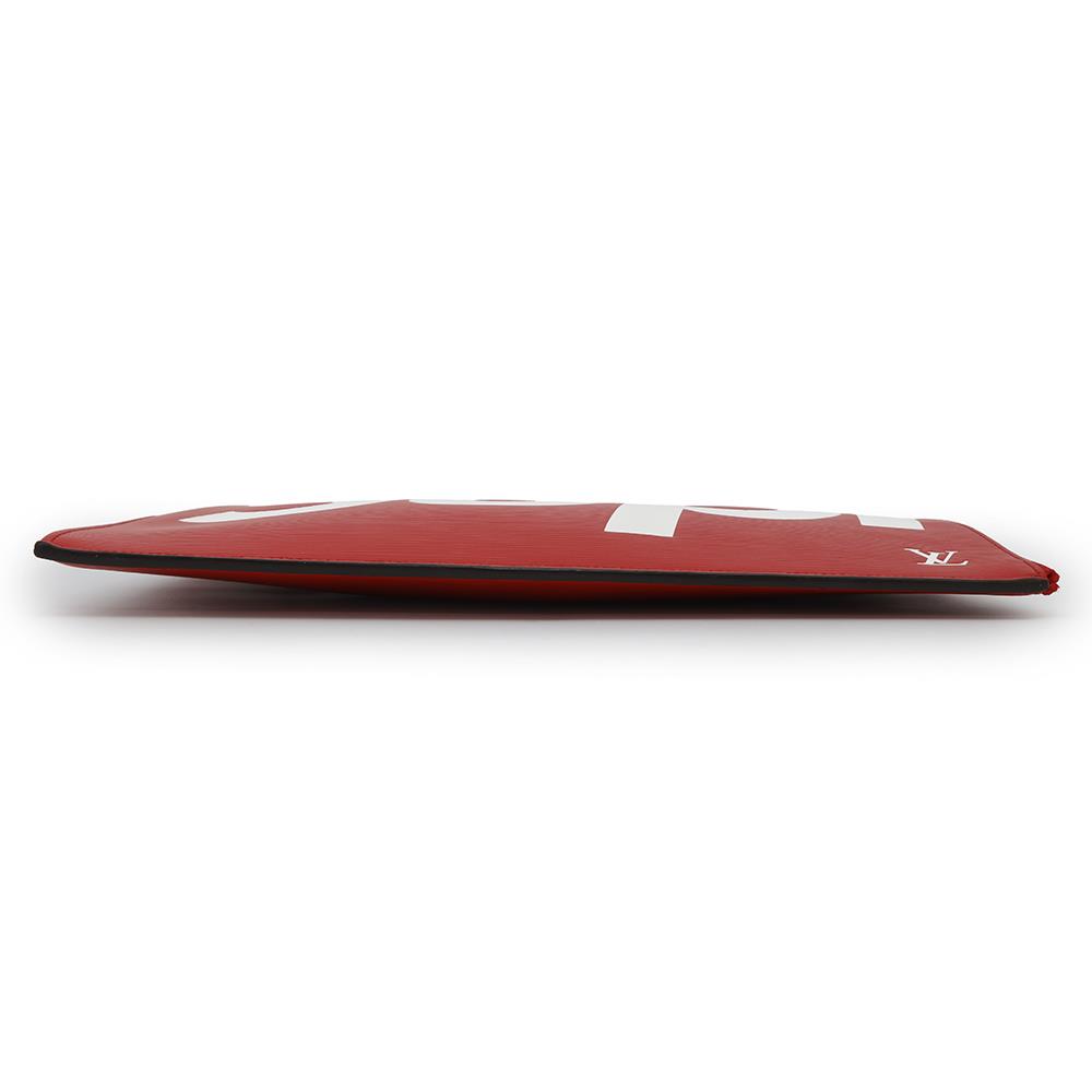 Louis Vuitton Pochette Jour RedM67722 Supreme Epi Leather Clutch Bag